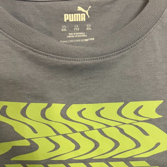 Puma Ripple Crew Neck Short Sleeve T-Shirt XXL, Zen Blue - Picture 3 of 4